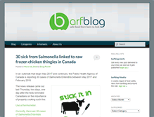 Tablet Screenshot of barfblog.com